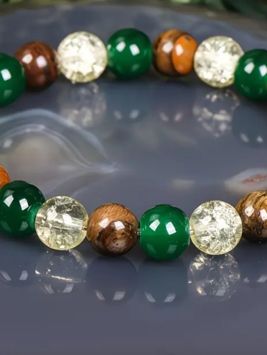 Prosperity & Abundance Bead Bracelet - Picture 3 of 4